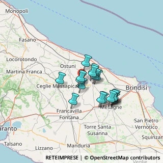 Mappa Contrada Correo, 72012 Carovigno BR, Italia (10.47)