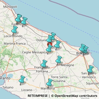 Mappa Contrada Correo, 72012 Carovigno BR, Italia (20.88133)