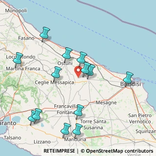 Mappa Contrada Correo, 72012 Carovigno BR, Italia (19.37846)