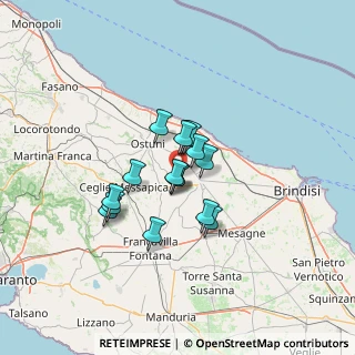Mappa Contrada Correo, 72012 Carovigno BR, Italia (9.38063)