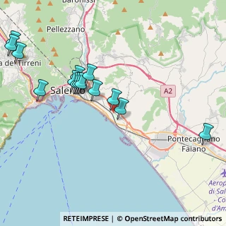 Mappa Via Yuri Gagarin, 84132 Salerno SA, Italia (4.74714)