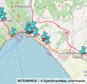 Mappa Viale Salvo D'Acquisto, 84133 Salerno SA, Italia (4.74714)