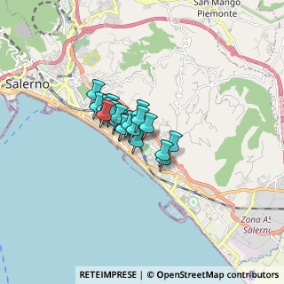Mappa Via Yuri Gagarin, 84132 Salerno SA, Italia (0.9785)