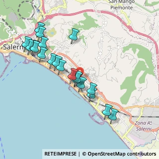 Mappa Via Yuri Gagarin, 84132 Salerno SA, Italia (2.142)
