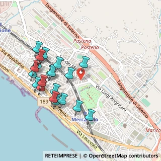 Mappa Via Gagarin Juli, 84132 Salerno SA, Italia (0.543)