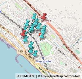 Mappa Viale Salvo D'Acquisto, 84133 Salerno SA, Italia (0.358)