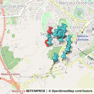 Mappa Contrada Pizzocannicchio, 75100 Matera MT, Italia (0.38333)