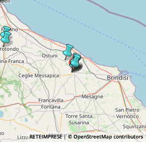 Mappa Viale Francia, 72019 San Vito dei Normanni BR, Italia (25.71857)