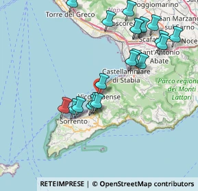 Mappa Vico Stella, 80069 Vico Equense NA, Italia (8.801)