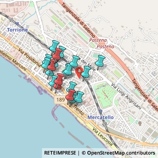 Mappa Via Belisario Corenzio, 84129 Salerno SA, Italia (0.3695)