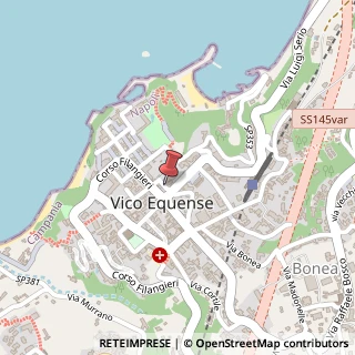 Mappa Via Croce, 9, 80069 Vico Equense, Napoli (Campania)