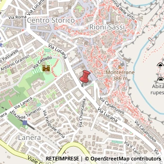Mappa Via Duni Emanuele, 24, 75100 Matera, Matera (Basilicata)