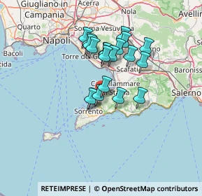 Mappa Viale della Rimembranza, 80069 Vico Equense NA, Italia (11.512)