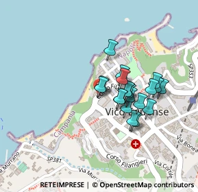 Mappa Viale della Rimembranza, 80069 Vico Equense NA, Italia (0.1785)