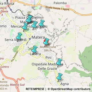 Mappa Via S. Francesco da Paola Vecchio, 75100 Matera MT, Italia (1.18455)