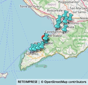 Mappa Via Luigi de Feo, 80069 Vico Equense NA, Italia (6.07286)