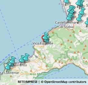 Mappa Via Luigi de Feo, 80069 Vico Equense NA, Italia (6.874)