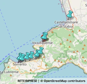 Mappa Via Luigi de Feo, 80069 Vico Equense NA, Italia (4.11091)