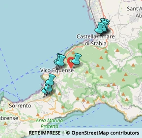 Mappa Via Massaquano, 80069 Vico Equense NA, Italia (3.81571)