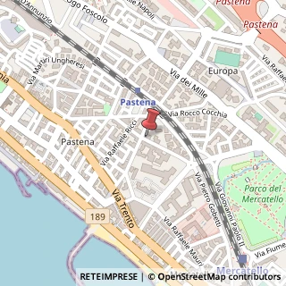 Mappa Via Belisario Corenzio, 21/c, 84129 Salerno, Salerno (Campania)