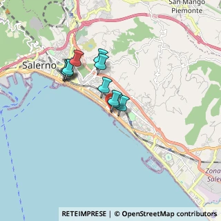 Mappa Via Rocco Galdieri 28 Salerno Via Ariosto 24 Roma, 84129 Salerno SA, Italia (1.44455)