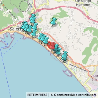 Mappa Via Rocco Galdieri, 84129 Salerno SA, Italia (1.8495)