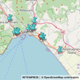 Mappa Via Rocco Galdieri 28 Salerno Via Ariosto 24 Roma, 84129 Salerno SA, Italia (4.05909)