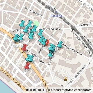Mappa Via Raffaele Ricci, 84129 Salerno SA, Italia (0.124)