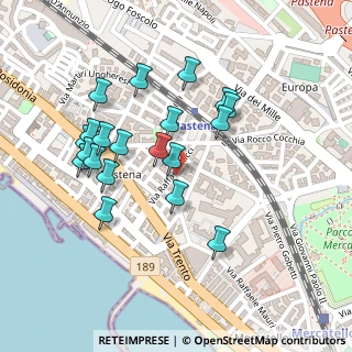 Mappa Via Raffaele Ricci, 84129 Salerno SA, Italia (0.239)