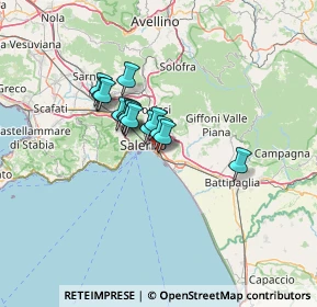 Mappa Via Guglielmo Vacca, 84129 Salerno SA, Italia (9.23571)