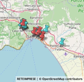 Mappa 84129 Salerno SA, Italia (5.8845)