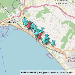 Mappa Via Guglielmo Vacca, 84129 Salerno SA, Italia (1.15)