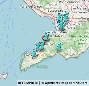 Mappa Piazzale Giancarlo Siani, 80069 Vico Equense NA, Italia (6.9425)