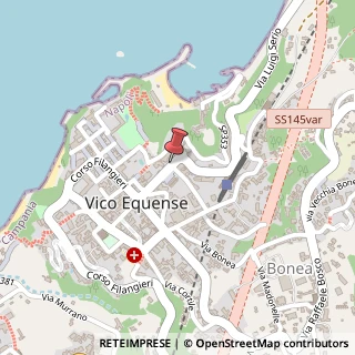 Mappa Via Luigi De Feo,  5, 80069 Vico Equense, Napoli (Campania)