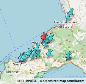 Mappa Piazzale Giancarlo Siani, 80069 Vico Equense NA, Italia (4.08111)