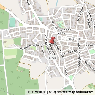 Mappa Via Vittorio Veneto, 2, 07049 Usini, Sassari (Sardegna)