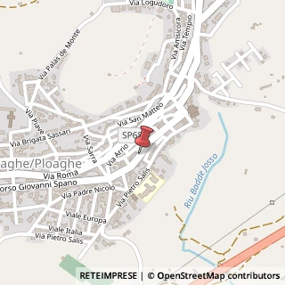 Mappa Corso Giovanni Spano, 105A, 07017 Ploaghe, Sassari (Sardegna)