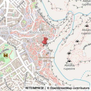 Mappa Rione Pianelle, 52, 75100 Matera, Matera (Basilicata)
