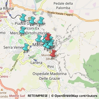Mappa Piazza San Pietro Caveoso, 75100 Matera MT, Italia (0.69714)