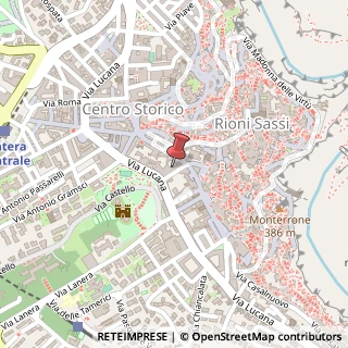 Mappa Via Rocco Scotellaro, 4, 75100 Matera, Matera (Basilicata)
