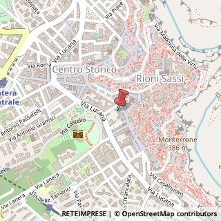 Mappa Via del Corso, 90, 75100 Matera, Matera (Basilicata)