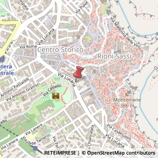 Mappa Via Rocco Scotellaro, 11, 75100 Matera, Matera (Basilicata)