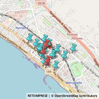 Mappa Via Oreste Petrillo, 84129 Salerno SA, Italia (0.309)
