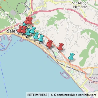 Mappa Via Oreste Petrillo, 84129 Salerno SA, Italia (2.22667)
