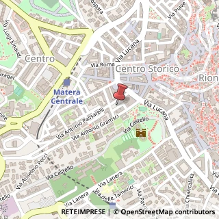 Mappa Vico Gramsci, 4, 75100 Matera, Matera (Basilicata)