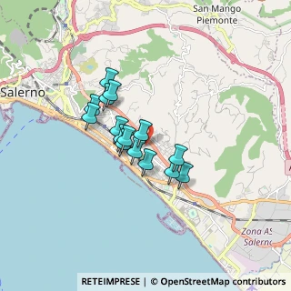 Mappa Via Gennaro Miraglia, 84132 Salerno SA, Italia (1.302)