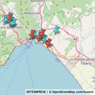 Mappa Via VI Settembre, 84128 Salerno SA, Italia (5.34211)