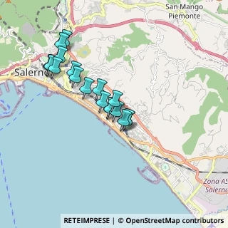 Mappa Via Umberto Zanotti Bianco, 84129 Salerno SA, Italia (1.62889)