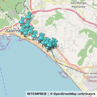 Mappa Via Umberto Zanotti Bianco, 84129 Salerno SA, Italia (1.44563)