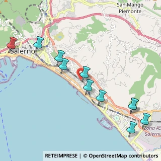 Mappa Via Umberto Zanotti Bianco, 84129 Salerno SA, Italia (2.61727)